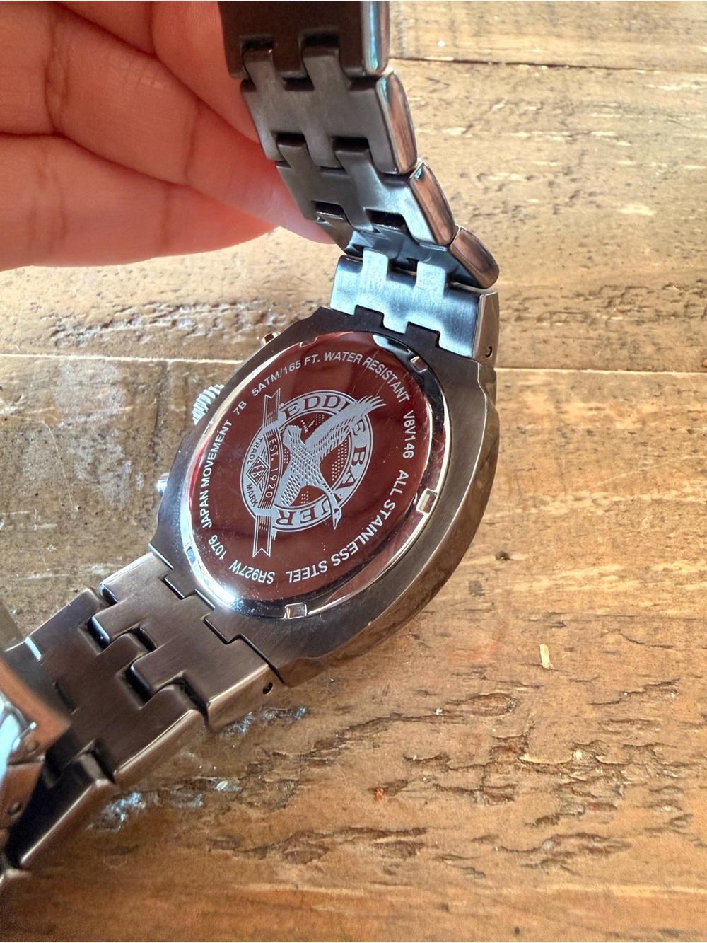 Eddie Bauer Stainless Steel Men's Chronograph Watch - Gray - Picture 4 of 8